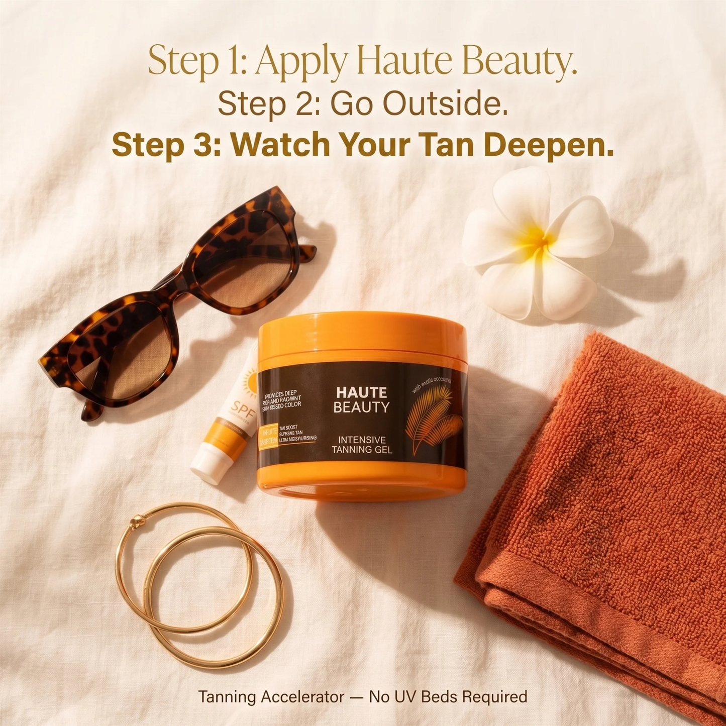 Self Tanning Gel – Natural Bronze Glow in 2 Hours